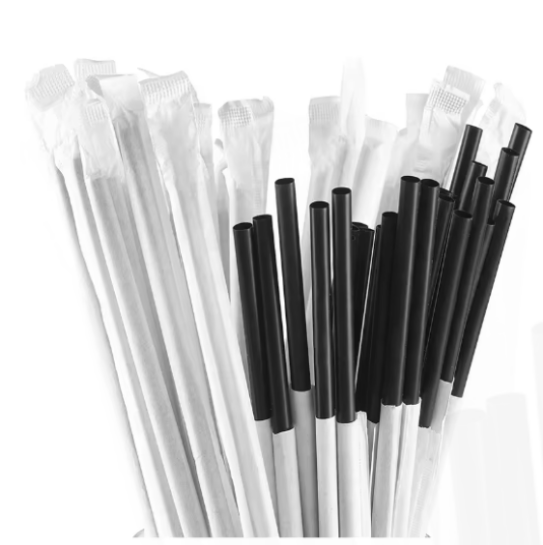 Drinking Straw Black Biodegradable PLA Straws
