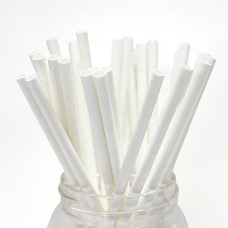 kraft paper straw cassava custom size bulk independent  packaging straw environmentally friendly